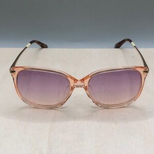 Toms Sandela 201 Handcrafted Sunglasses Peach Frame Purple Gradient Lens